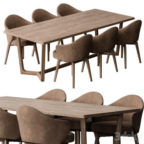 Dinning Table Wooden – Set 30