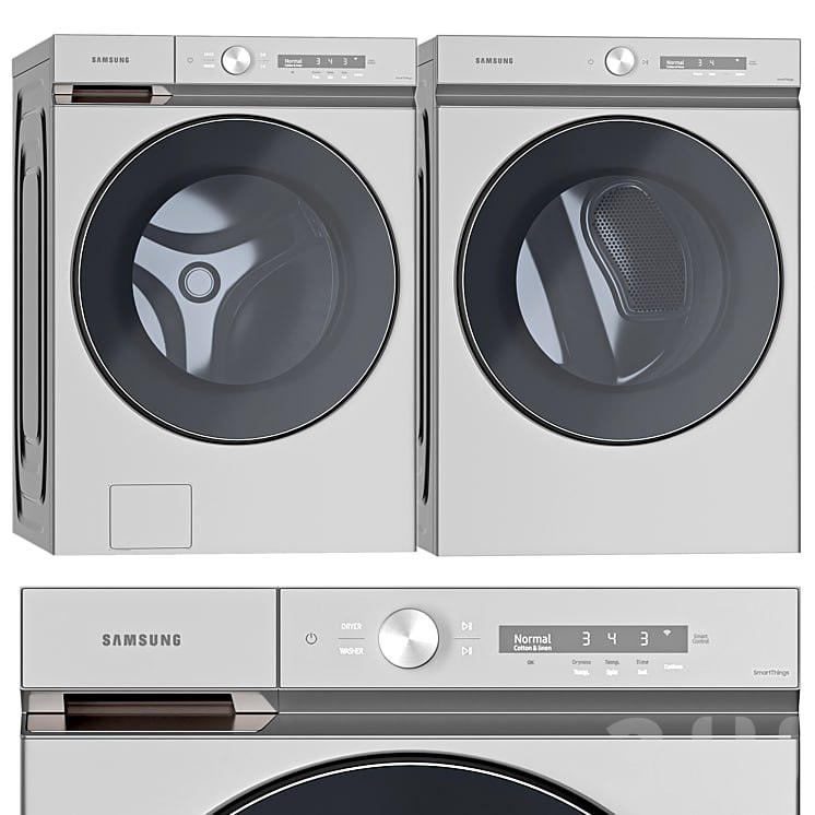 Samsung Washing Machines and Dryer- WF53BB8700ATUS – DVE53BB8700TA3